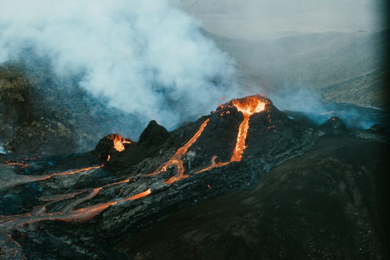 Eyjafjallajokull volcano eruption in Iceland